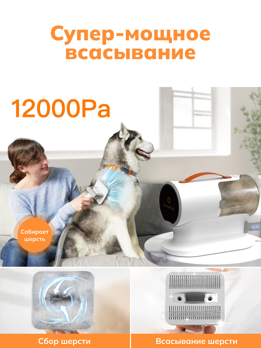 фото - Пылесос для груминга Genio Pet i50