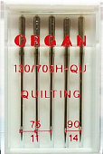 Иглы Organ для квилтинга №75-90 (5шт.)